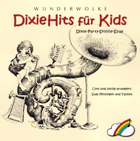  CD-Cover: WUNDERWOLKE "DixieHits fuer Kids" 